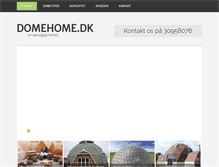 Tablet Screenshot of domehome.dk
